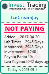 Monitored by Invest-Tracing.com HYIP Monitor-Invest-Tracing.com