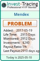 Monitored by Invest-Tracing.com HYIP Monitor-Invest-Tracing.com