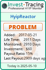 Monitored by Invest-Tracing.com HYIP Monitor-Invest-Tracing.com