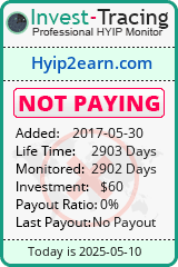 Monitored by Invest-Tracing.com HYIP Monitor-Invest-Tracing.com