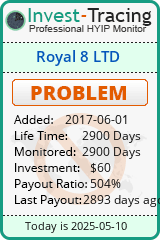 Monitored by Invest-Tracing.com HYIP Monitor-Invest-Tracing.com
