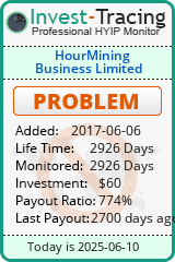 Monitored by Invest-Tracing.com HYIP Monitor-Invest-Tracing.com