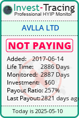 Monitored by Invest-Tracing.com HYIP Monitor-Invest-Tracing.com