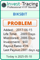 Monitored by Invest-Tracing.com HYIP Monitor-Invest-Tracing.com