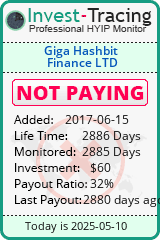 Monitored by Invest-Tracing.com HYIP Monitor-Invest-Tracing.com