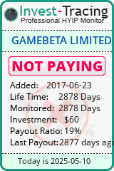 Monitored by Invest-Tracing.com HYIP Monitor-Invest-Tracing.com