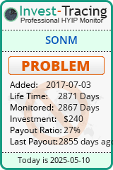 Monitored by Invest-Tracing.com HYIP Monitor-Invest-Tracing.com