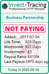 Monitored by Invest-Tracing.com HYIP Monitor-Invest-Tracing.com