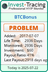 Monitored by Invest-Tracing.com HYIP Monitor-Invest-Tracing.com