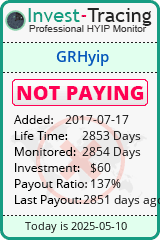 Monitored by Invest-Tracing.com HYIP Monitor-Invest-Tracing.com