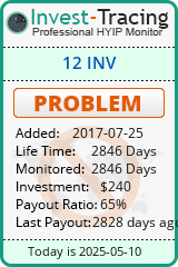 Monitored by Invest-Tracing.com HYIP Monitor-Invest-Tracing.com