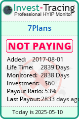 Monitored by Invest-Tracing.com HYIP Monitor-Invest-Tracing.com