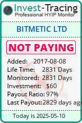 Monitored by Invest-Tracing.com HYIP Monitor-Invest-Tracing.com