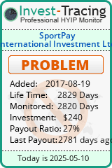 Monitored by Invest-Tracing.com HYIP Monitor-Invest-Tracing.com