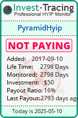 Monitored by Invest-Tracing.com HYIP Monitor-Invest-Tracing.com