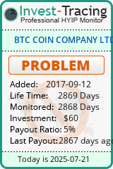 Monitored by Invest-Tracing.com HYIP Monitor-Invest-Tracing.com