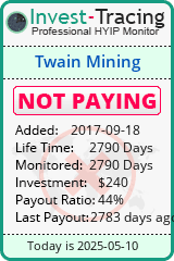 Monitored by Invest-Tracing.com HYIP Monitor-Invest-Tracing.com