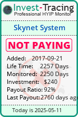 Monitored by Invest-Tracing.com HYIP Monitor-Invest-Tracing.com