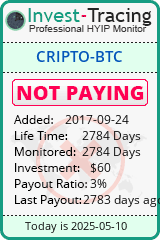 Monitored by Invest-Tracing.com HYIP Monitor-Invest-Tracing.com