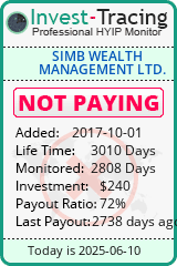 Monitored by Invest-Tracing.com HYIP Monitor-Invest-Tracing.com