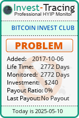 Monitored by Invest-Tracing.com HYIP Monitor-Invest-Tracing.com