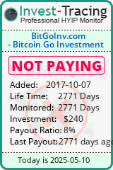 Monitored by Invest-Tracing.com HYIP Monitor-Invest-Tracing.com