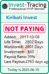Monitored by Invest-Tracing.com HYIP Monitor-Invest-Tracing.com