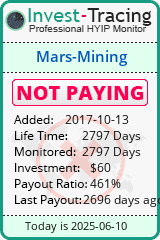 Monitored by Invest-Tracing.com HYIP Monitor-Invest-Tracing.com