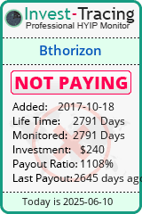 Monitored by Invest-Tracing.com HYIP Monitor-Invest-Tracing.com