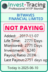 Monitored by Invest-Tracing.com HYIP Monitor-Invest-Tracing.com