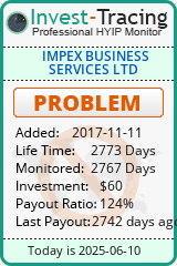 Monitored by Invest-Tracing.com HYIP Monitor-Invest-Tracing.com