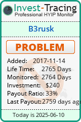 Monitored by Invest-Tracing.com HYIP Monitor-Invest-Tracing.com