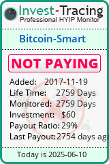 Monitored by Invest-Tracing.com HYIP Monitor-Invest-Tracing.com