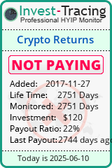 Monitored by Invest-Tracing.com HYIP Monitor-Invest-Tracing.com