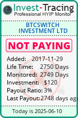 Monitored by Invest-Tracing.com HYIP Monitor-Invest-Tracing.com