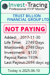 Monitored by Invest-Tracing.com HYIP Monitor-Invest-Tracing.com