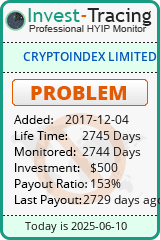 Monitored by Invest-Tracing.com HYIP Monitor-Invest-Tracing.com