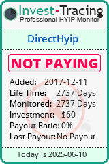 Monitored by Invest-Tracing.com HYIP Monitor-Invest-Tracing.com
