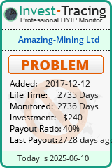 Monitored by Invest-Tracing.com HYIP Monitor-Invest-Tracing.com
