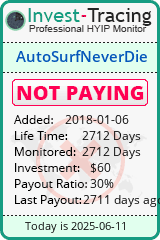 Monitored by Invest-Tracing.com HYIP Monitor-Invest-Tracing.com