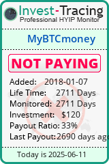 Monitored by Invest-Tracing.com HYIP Monitor-Invest-Tracing.com