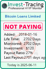 Monitored by Invest-Tracing.com HYIP Monitor-Invest-Tracing.com