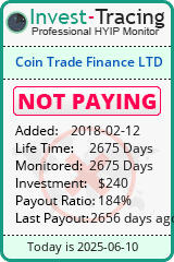 Monitored by Invest-Tracing.com HYIP Monitor-Invest-Tracing.com
