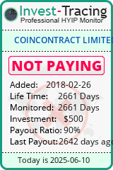 Monitored by Invest-Tracing.com HYIP Monitor-Invest-Tracing.com