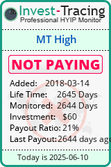 Monitored by Invest-Tracing.com HYIP Monitor-Invest-Tracing.com