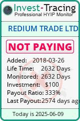 Monitored by Invest-Tracing.com HYIP Monitor-Invest-Tracing.com
