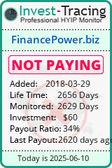 Monitored by Invest-Tracing.com HYIP Monitor-Invest-Tracing.com
