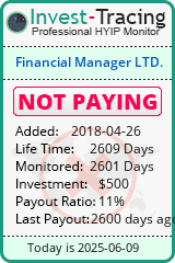 Monitored by Invest-Tracing.com HYIP Monitor-Invest-Tracing.com