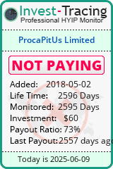 Monitored by Invest-Tracing.com HYIP Monitor-Invest-Tracing.com
